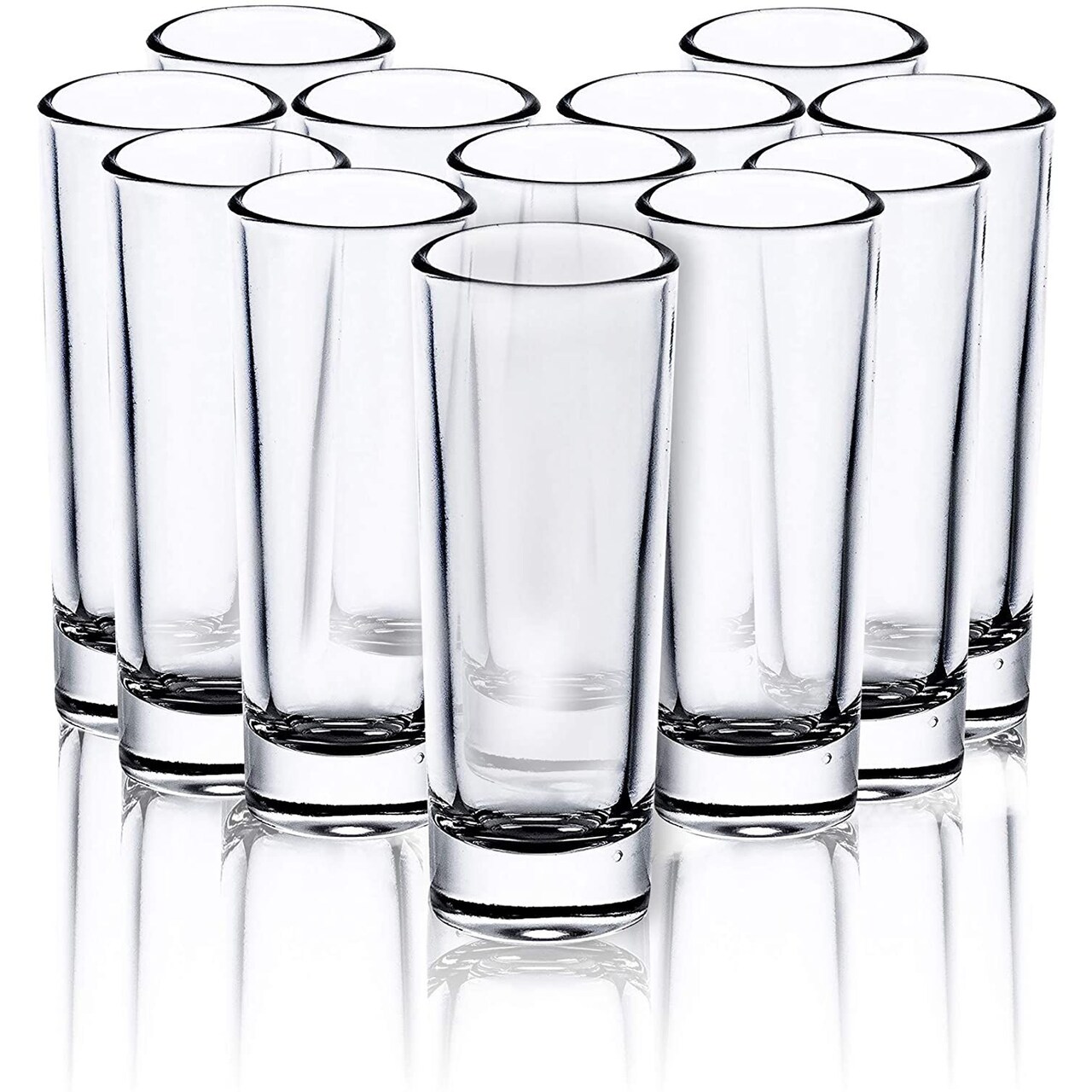Juvale Bulk 24-Pack Clear Shooters Tall Shot Glasses for Parties, Parfaits,  Dessert, Tequila, Whiskey, Vodka Ounces Michaels